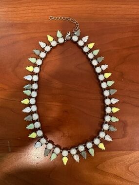 J Crew Multi-Color Teardrop Statement Necklace - Women Jewelry